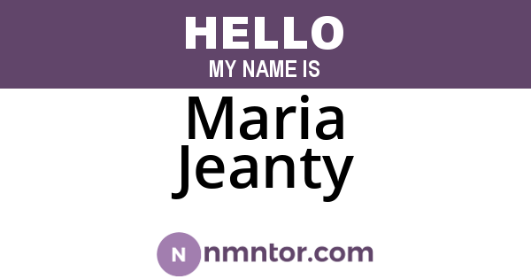 Maria Jeanty