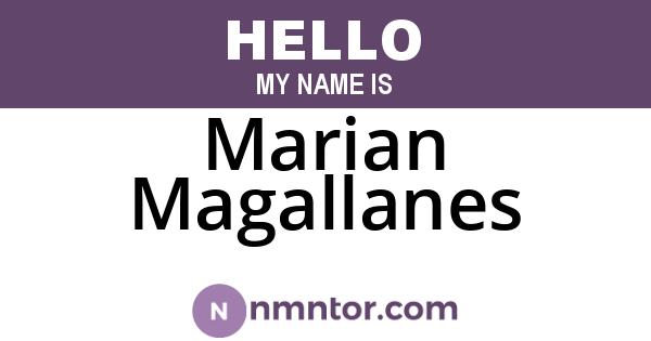 Marian Magallanes