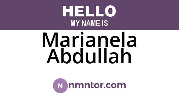 Marianela Abdullah