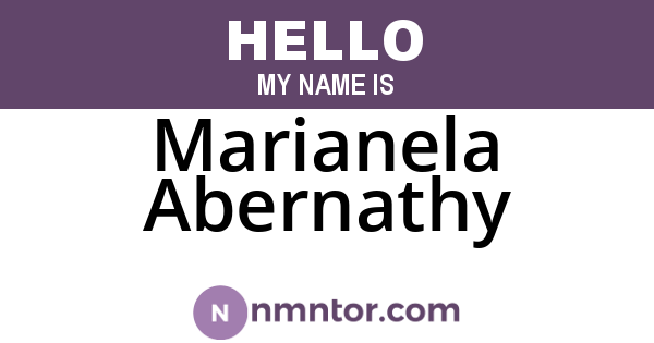 Marianela Abernathy