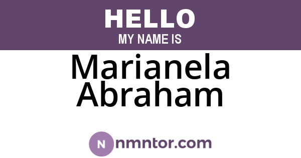 Marianela Abraham