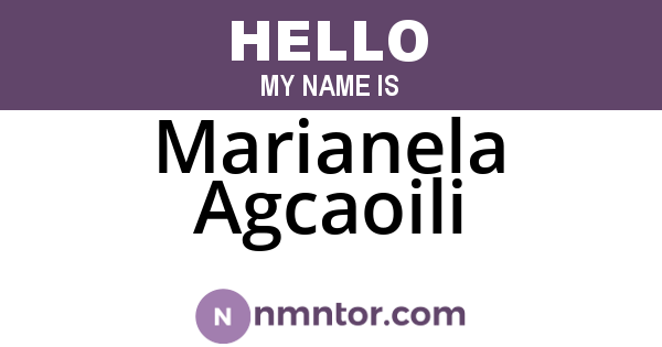 Marianela Agcaoili
