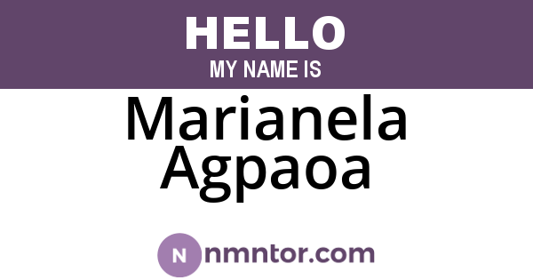 Marianela Agpaoa