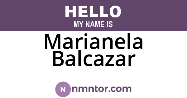 Marianela Balcazar