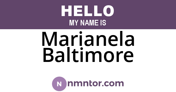 Marianela Baltimore