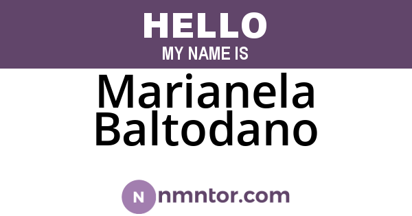 Marianela Baltodano