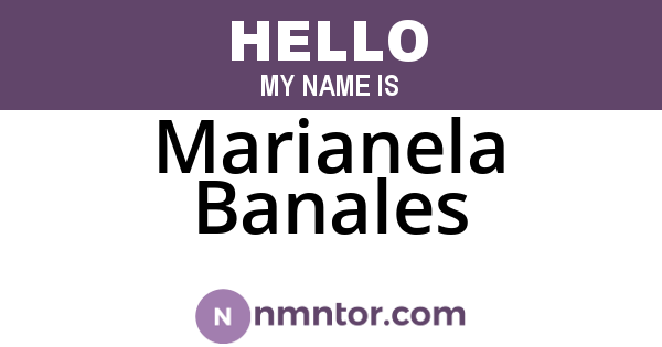 Marianela Banales