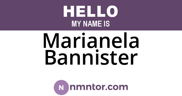 Marianela Bannister