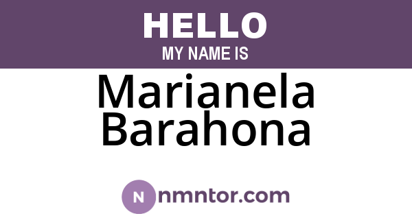 Marianela Barahona