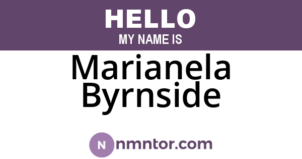 Marianela Byrnside
