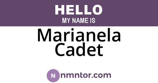 Marianela Cadet