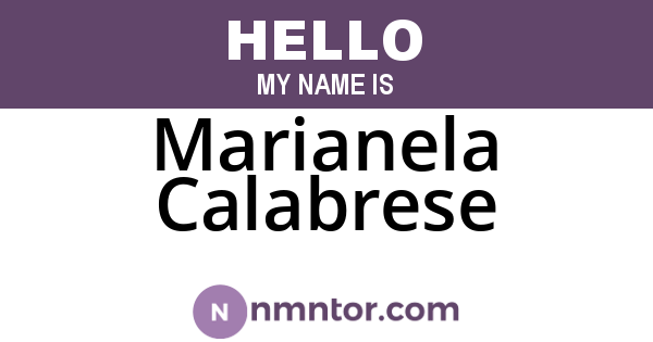 Marianela Calabrese