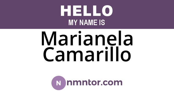 Marianela Camarillo
