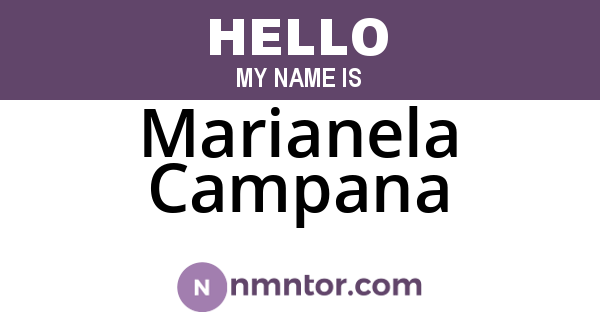 Marianela Campana
