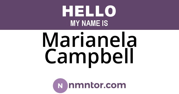 Marianela Campbell