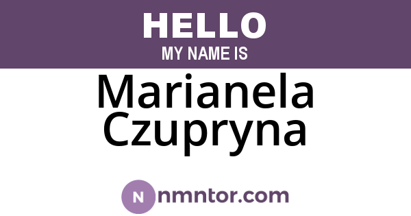 Marianela Czupryna