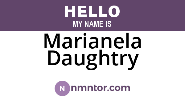 Marianela Daughtry