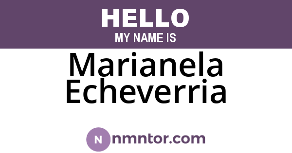 Marianela Echeverria
