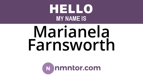 Marianela Farnsworth
