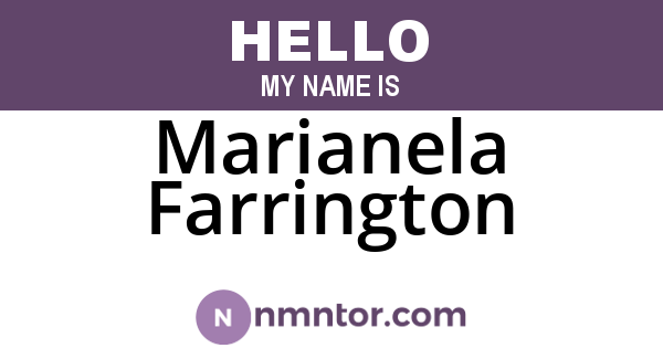 Marianela Farrington
