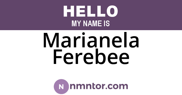 Marianela Ferebee