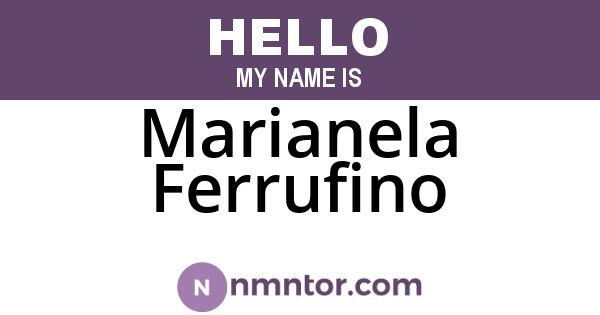Marianela Ferrufino