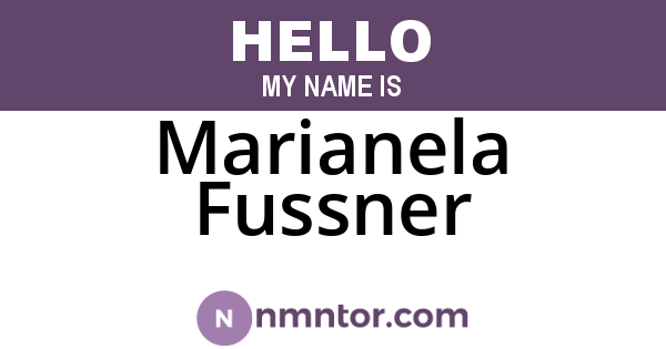 Marianela Fussner