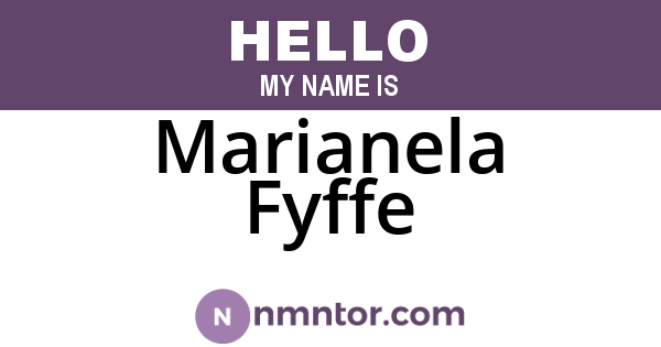 Marianela Fyffe