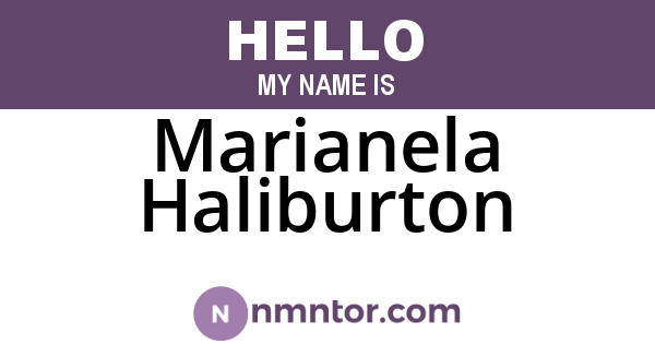 Marianela Haliburton