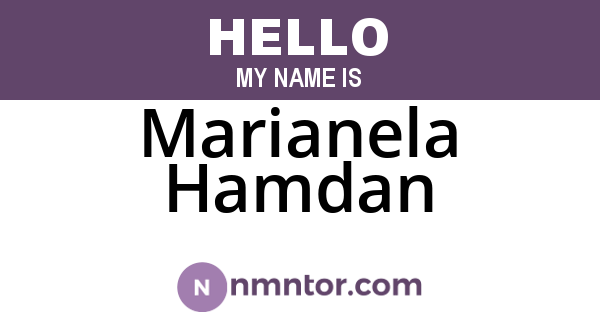 Marianela Hamdan