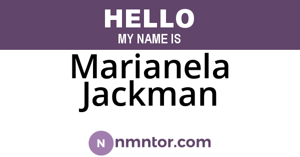 Marianela Jackman