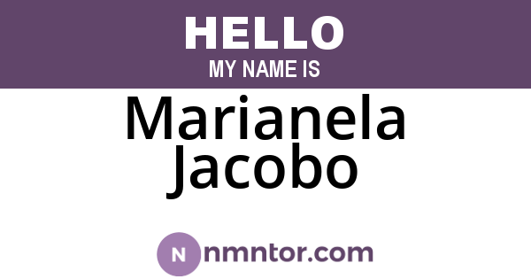 Marianela Jacobo