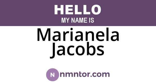 Marianela Jacobs