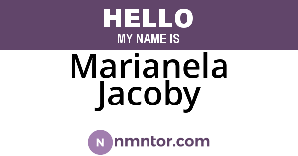 Marianela Jacoby