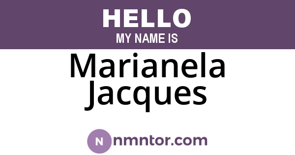 Marianela Jacques