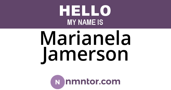 Marianela Jamerson