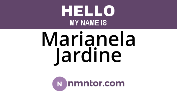 Marianela Jardine