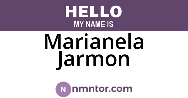 Marianela Jarmon