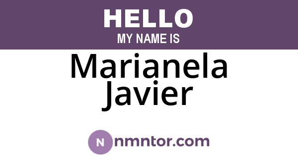 Marianela Javier