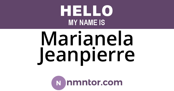 Marianela Jeanpierre