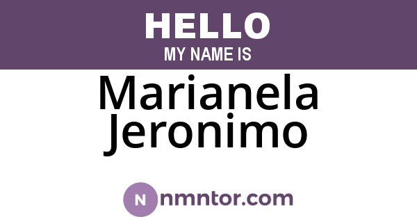 Marianela Jeronimo