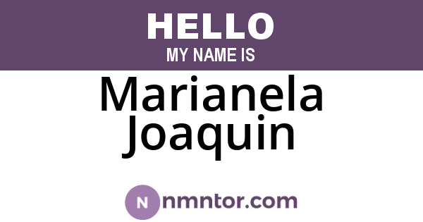 Marianela Joaquin