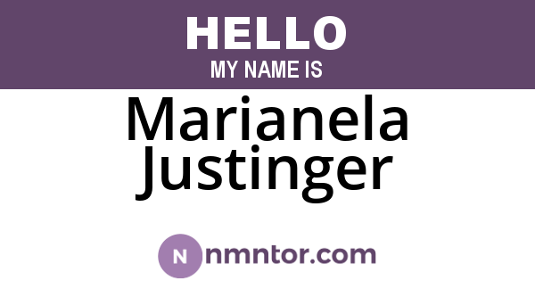 Marianela Justinger