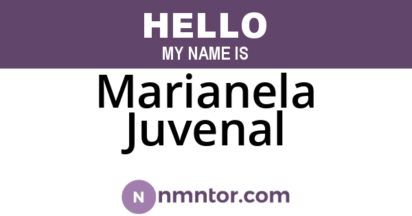Marianela Juvenal