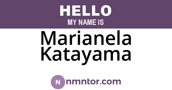 Marianela Katayama