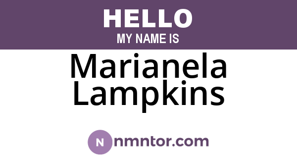 Marianela Lampkins