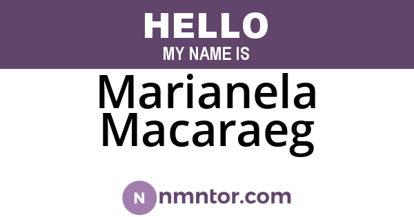 Marianela Macaraeg