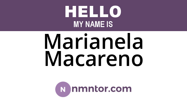 Marianela Macareno