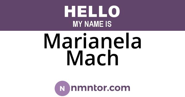 Marianela Mach