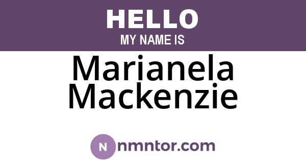 Marianela Mackenzie
